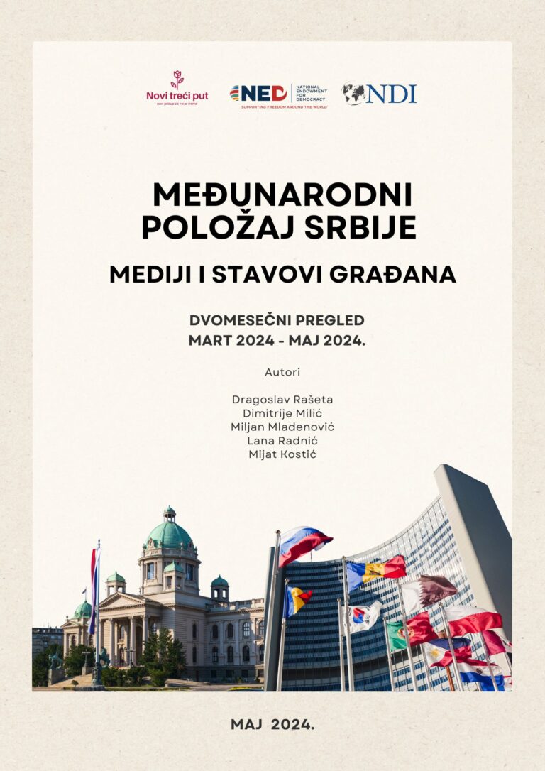 Međunarodni položaj Srbije - mediji i stavovi građani